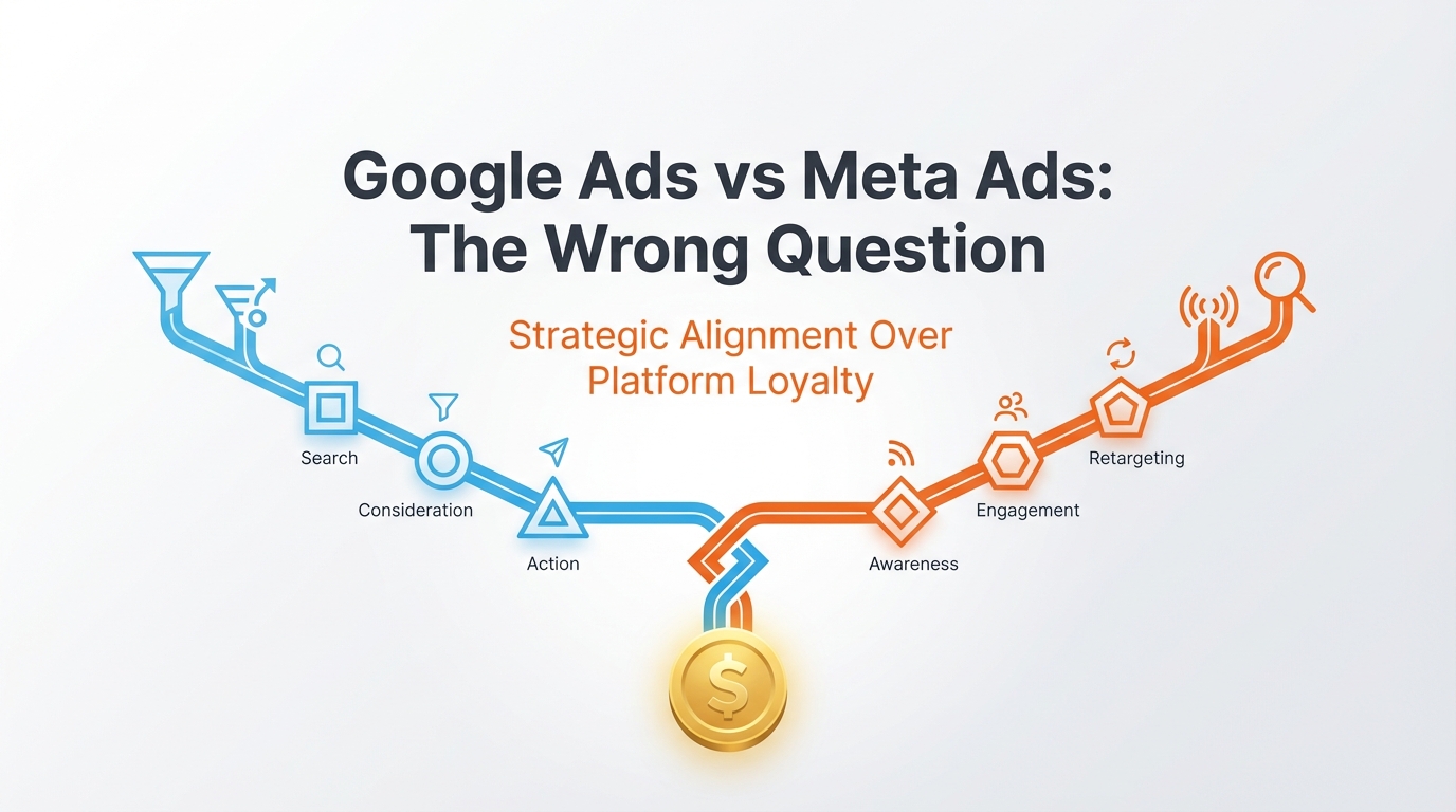 Google Ads vs Meta Ads: Which Works Better? (The Wrong Question)